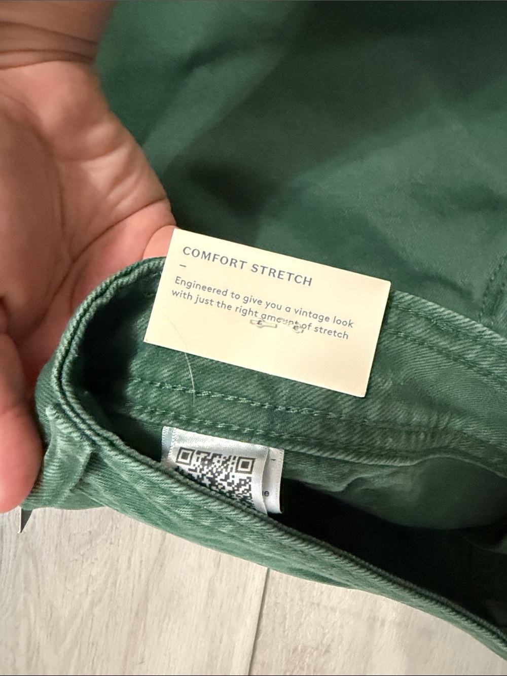 Women’s Sailor Wide-Leg Jeans - Dark Green - Picture 4 of 5